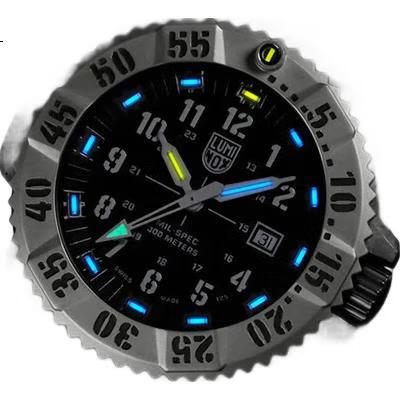 Швейцарские часы Luminox Military Standard 3351, мужские, спортивные, кварцевые, водонепроницаемые до 300 м, с резиновым ремешком, корпус из углеродного волокна