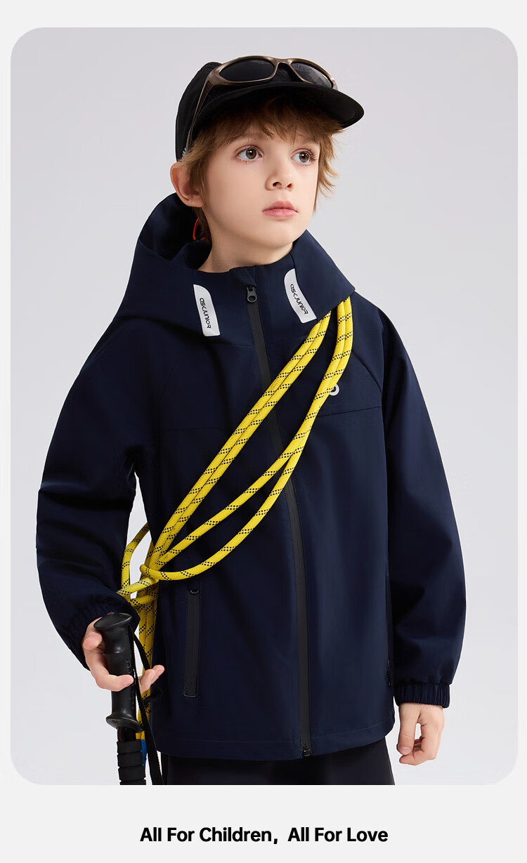 ASK JUNIOR Kids Boys Outdoor Waterproof Windproof Jacket Red 140 19