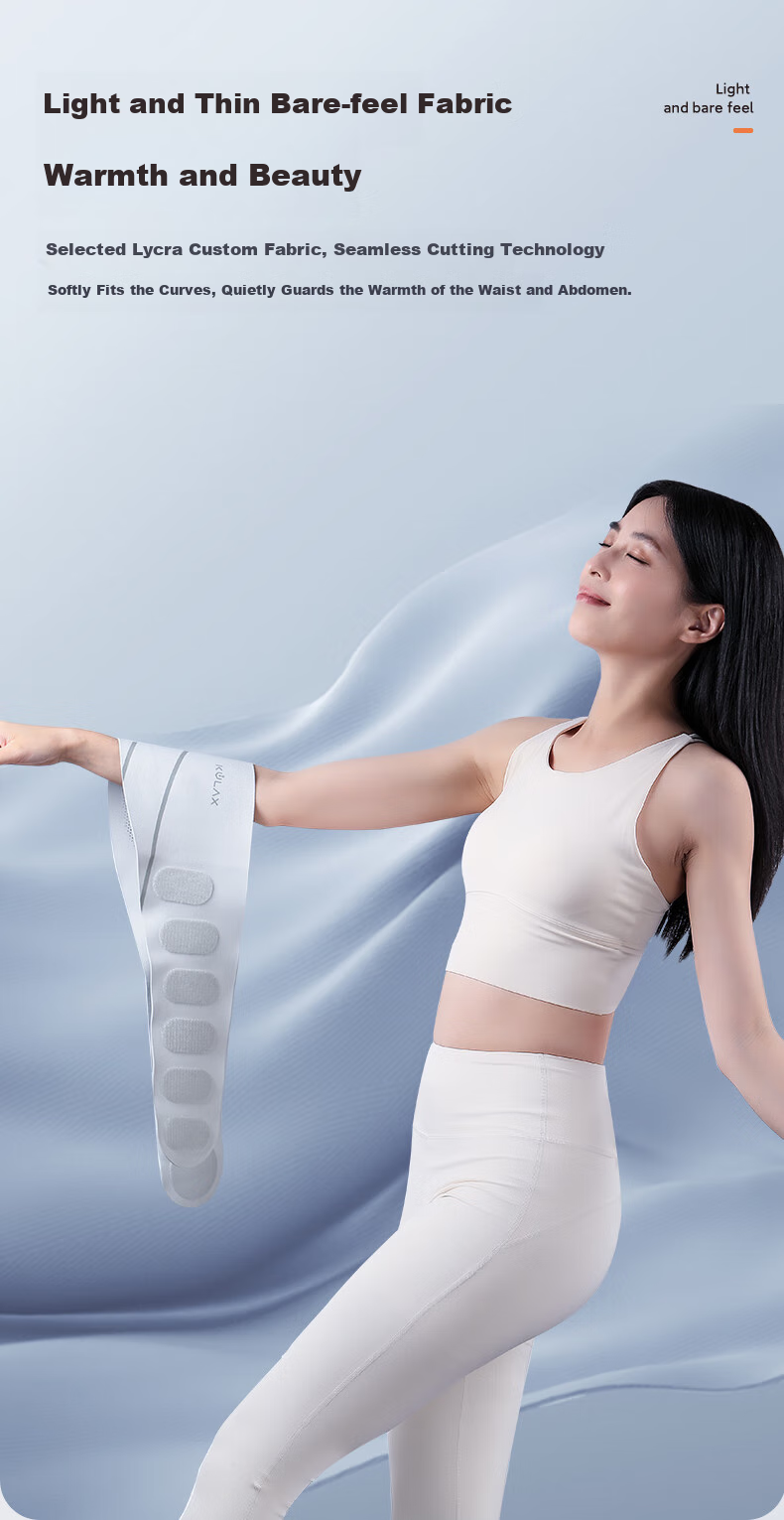 KCOTSON Heating Pad Massager HD60, Waist Massage Device, Abdominal Kneading, Menstrual Aid, Period Relief, Hot Compress, Warm Baby, Menstrual Period Warming, Birthday Gift for Girlfriend, Women's Day Present 11