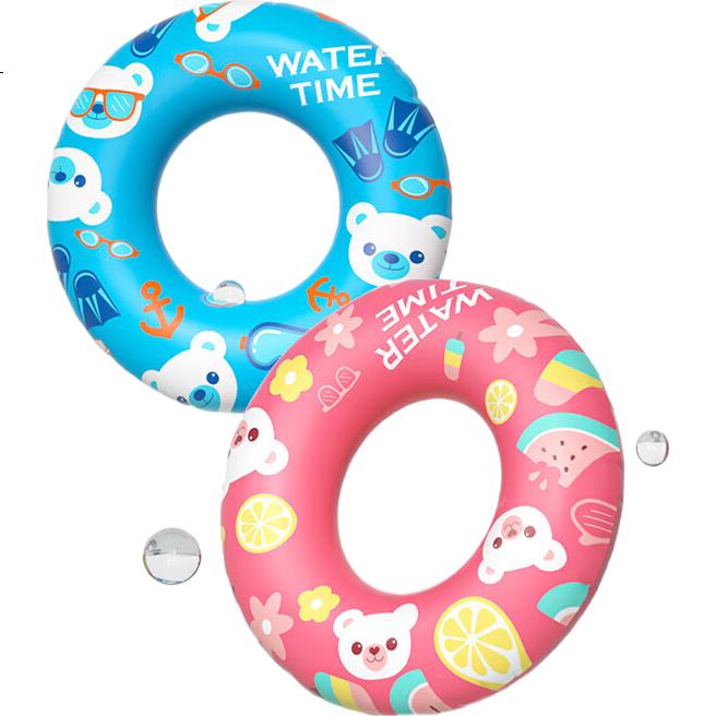 Детский надувной круг для плавания WATERTIME, розовый, для детей от 2 до 8 лет