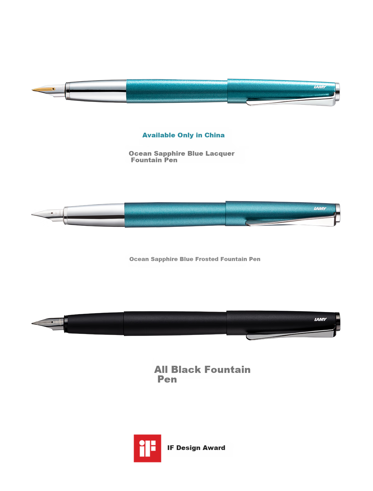 LAMY Fountain Pen, Performance Series Business Writing Office Signature Pen High-End Gift Holiday Gift Niche Gift Black 0.7mm 5