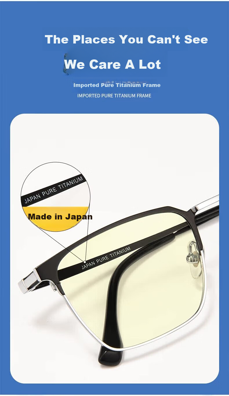 Chuangguo Anti-Blue Light Glasses, Anti-Fatigue, Anti-Radiation, Specially Designed for Men Using Phones And Computers, Sold by JD, Eye Protection Non-Prescription Glasses 5