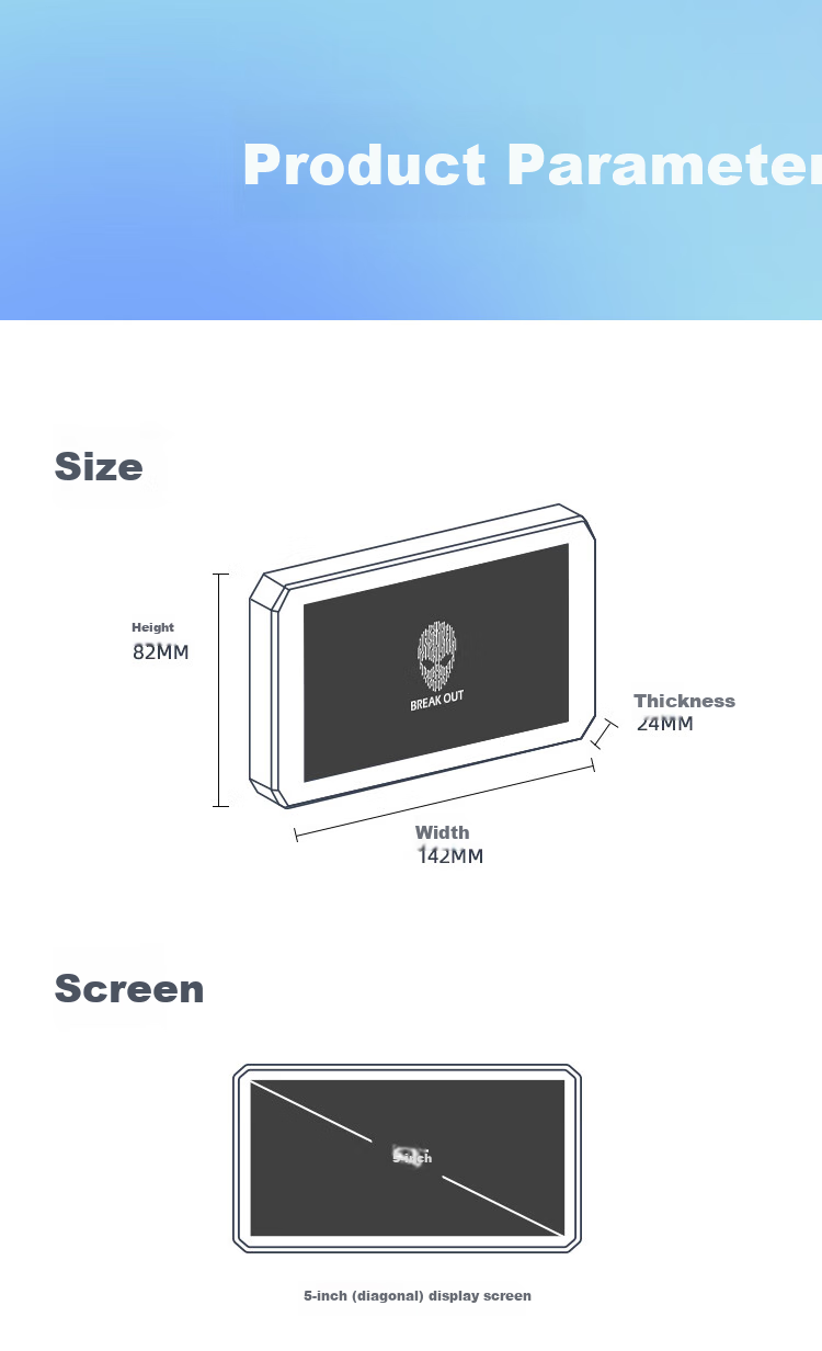 Tupozhe M2S-200 Motorcycle Dash Cam, Horizontal And Vertical Screen, Intelligent Radar Car System, Carplay Navigation Device, Wireless Phone Projection, Dual Camera, Loop Recording 16