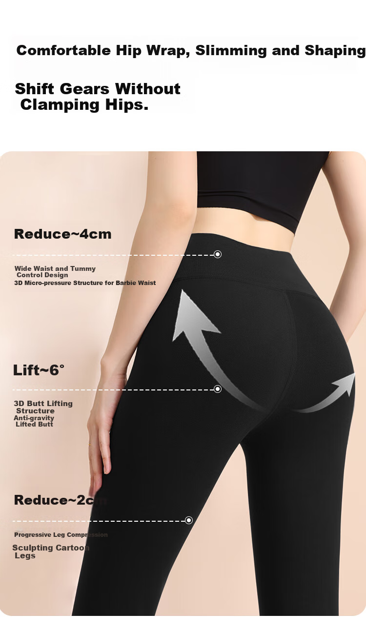 MiiOW Cationic Thermal Pants for Women, 10A Antibacterial, High-Waist Butt-Lifting Autumn Pants, Thickened Fleece-Lined Base Layer, Dark Gray, Size M 18