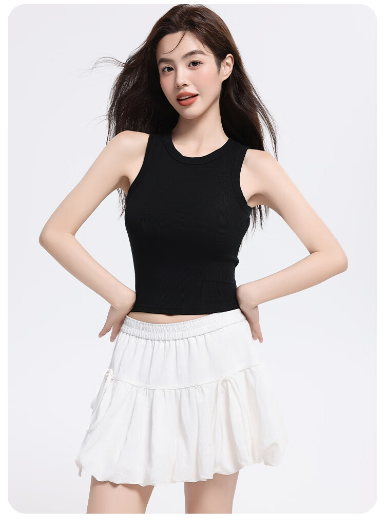 MiiOW Tencel Lyocell Women's Camisole Tank Top Summer Cooling Ice Silk Slim Fit Outerwear Base Layer Khaki XL 16
