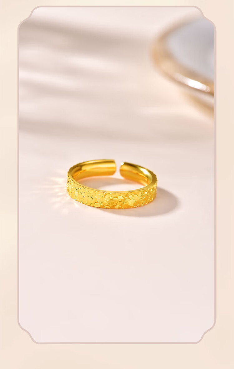 Jinliufu Auspicious Couple Rings Ice-Crystal Sterling Silver Sparkling Open Band Ring Qixi Festival Gift for Girlfriend Mom Wife 5