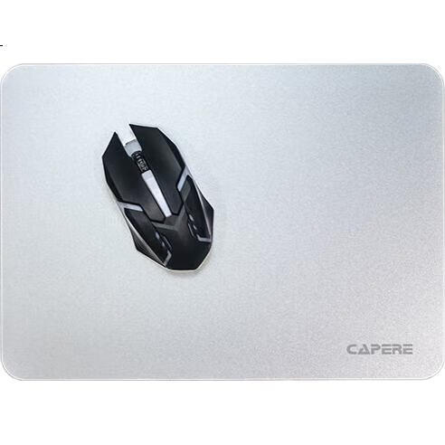 Игровой алюминиевый коврик для мыши CAPERE, водонепроницаемый, гладкий и износостойкий, противоскользящий, малый размер 350x250x4 мм