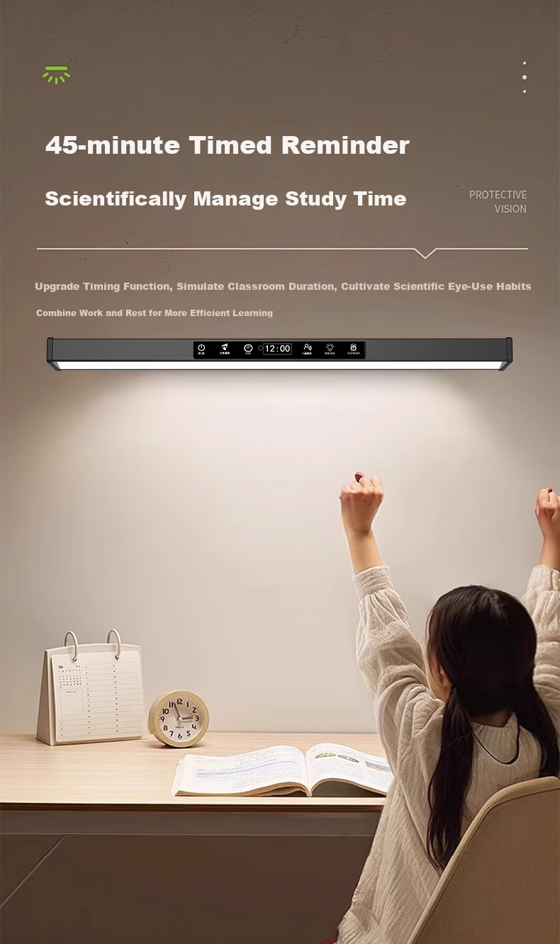 Heart Lock Full Spectrum Wall-Mounted Eye Protection Desk Lamp with Magnetic Ceiling Mount, Cool Light for Student Dormitory And Children's Study Desk 13