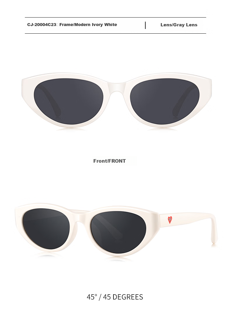 Chaersitaoxin Polarized Sunglasses for Men And Women, UV Protection GM Style Small Frame CJ20004 Back to School 5