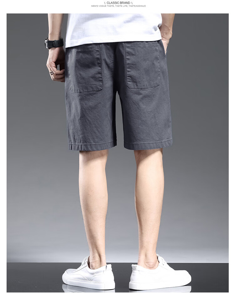 Zengzhi 2026 Summer Lightweight Casual Men's Shorts Fashion Sports Loose Straight Five-Point Pants Versatile Mid-Length Men's Trousers 21