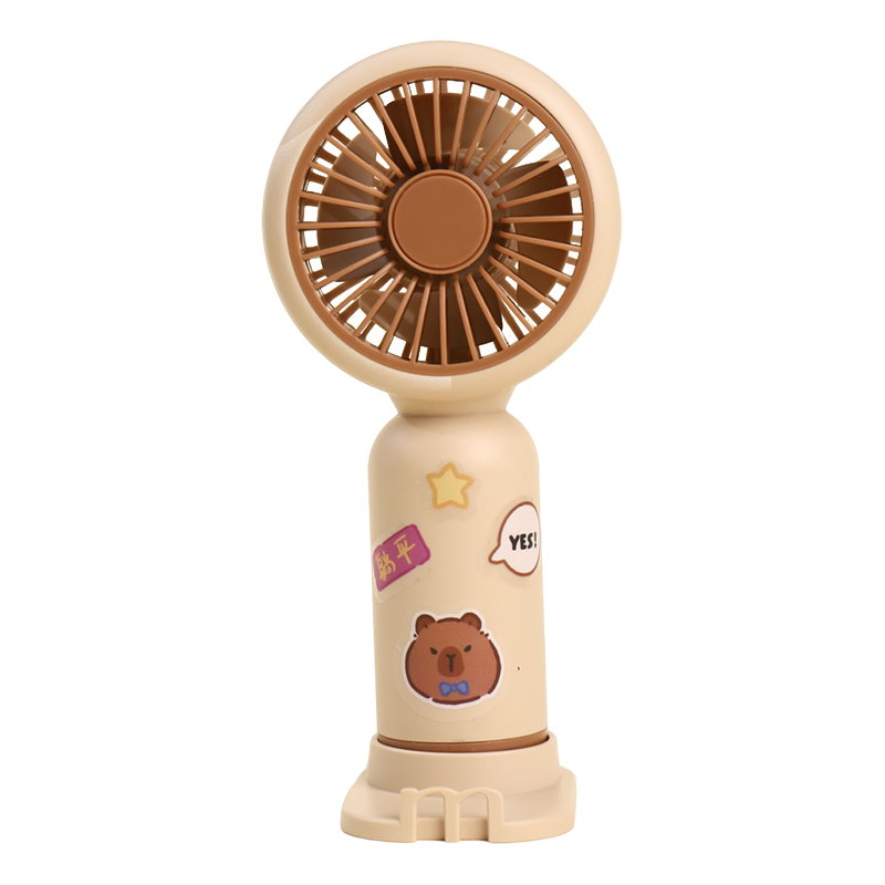 Ouliwen USB Rechargeable Handheld Mini Fan, Portable Quiet Fan for Home, Office, Student Dormitory, Children's Bedroom, High-Power Cooling
