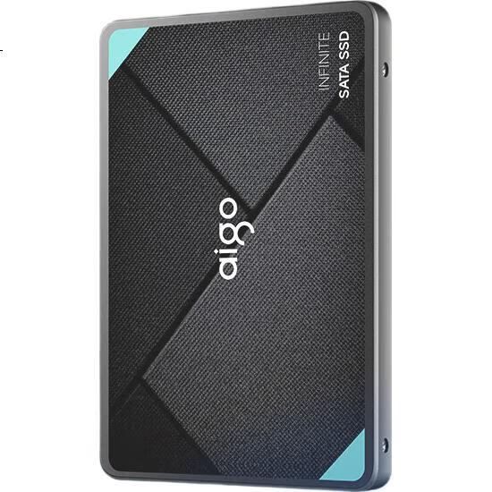 SSD накопитель Aigo S500T, 512 ГБ, SATA III, 2.5 дюйма, TLC NAND, скорость чтения 550 МБ/с