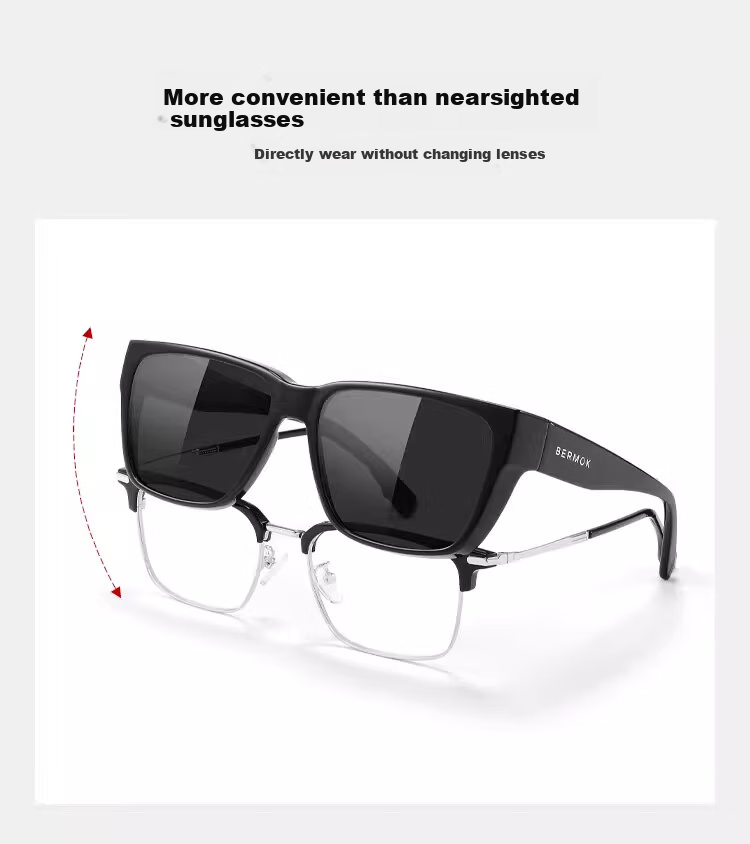 Bertha Anti-Glare Night Vision Goggles for Driving at Night, Anti-Glare Polarized Myopia Glasses for Drivers 19