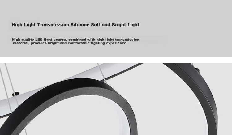 NVC Pendant Light, Modern And Simple Bar Lamp, Nordic Style Chandelier, 85W White Intelligent Full Spectrum 8