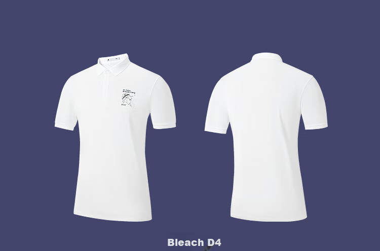 HLA Short-Sleeve Polo Shirt for Men, Three-Body Collaboration Series, Cool-Feeling Short Sleeves for Men in Summer 11