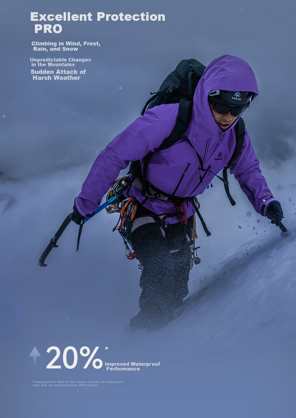 KAILAS MONT X-PRO Hard Shell Jacket Unisex GTX Waterproof Durable Lightweight Outdoor Mountaineering Coat 4