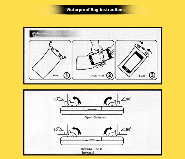 PEAK Waterproof Phone Pouch, Touchscreen Compatible, Swimming Sealed Bag with Lanyard, Waterproof Case for Rafting, Swimming Photography, And Food Delivery Riders 10
