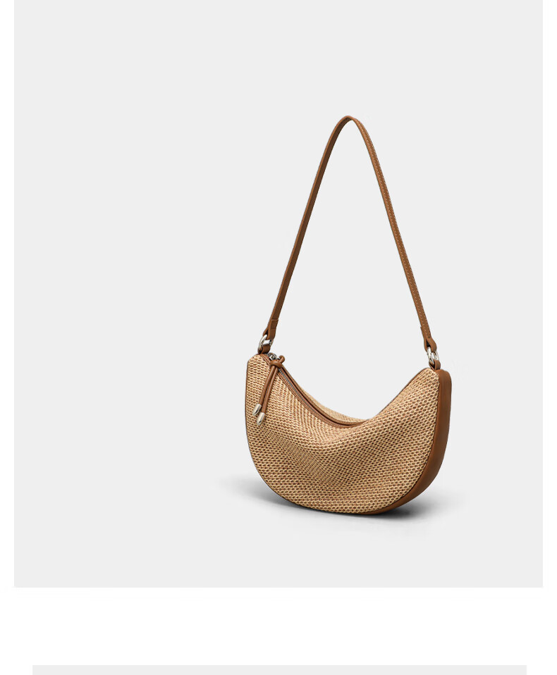 Aiqinghai Woven Handbag, Women's Shoulder Crossbody Bag, Dumpling Bag, Light Luxury Brand, Birthday And Mother's Day Gift, Practical Present for Mom 7