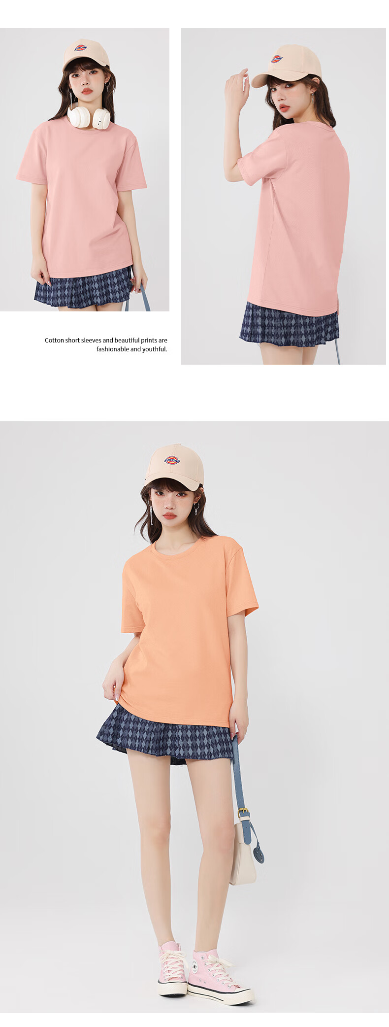Warrior Pure Cotton Loose Short-Sleeve T-Shirt for Women, Versatile Casual Fashion Top for Summer 2026, Skin-Friendly And Breathable Women's Clothing 8