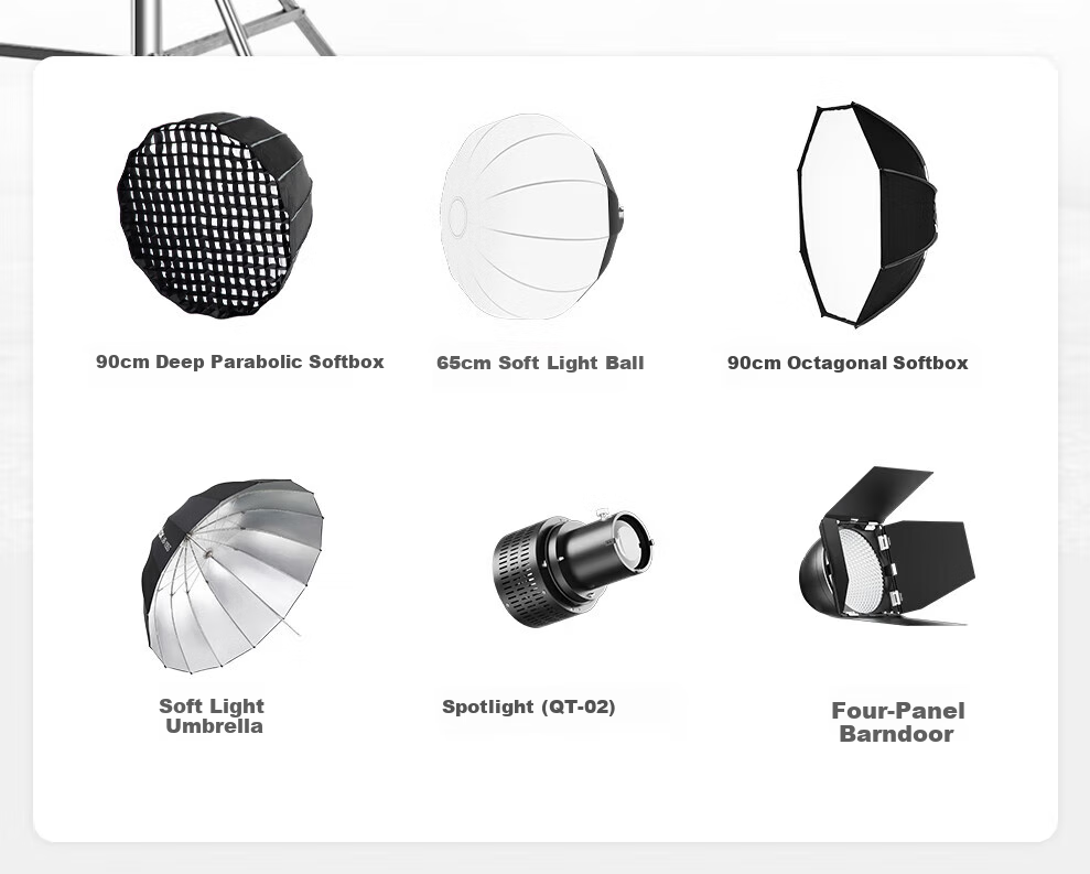 Beiyang Photography Live Streaming Fill Light, 300W Live Streaming Light, Professional Studio Soft Light, High Brightness COB Soft Box Beauty Light, Sunlight Environment Light, Deep Throw Light, Photography Light, Constant Light 18