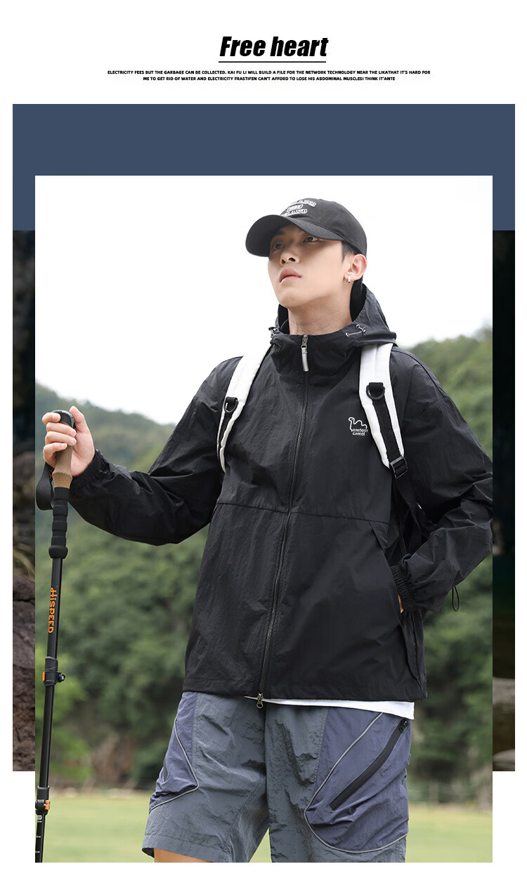 EASTERN CAMEL Couple's Sun Protection Clothing, Men And Women Summer UPF100 UV-Resistant Sun Protection Fishing Jacket, Men's White, 3XL 2