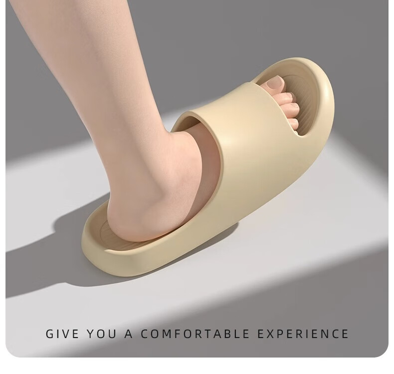 XGGC Men's Extra Large Size Slippers 4647 Non-Slip EVA Soft Outdoor Indoor Bathroom Home Black 42-43 2