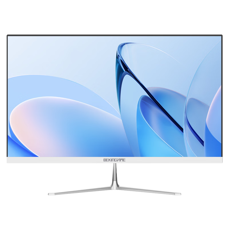 BeeKing Gaming 24-inch 100Hz Monitor Computer Display HD Office Light Gaming Screen 75Hz Home Surveillance White 23.8-inch Extended Secondary Screen