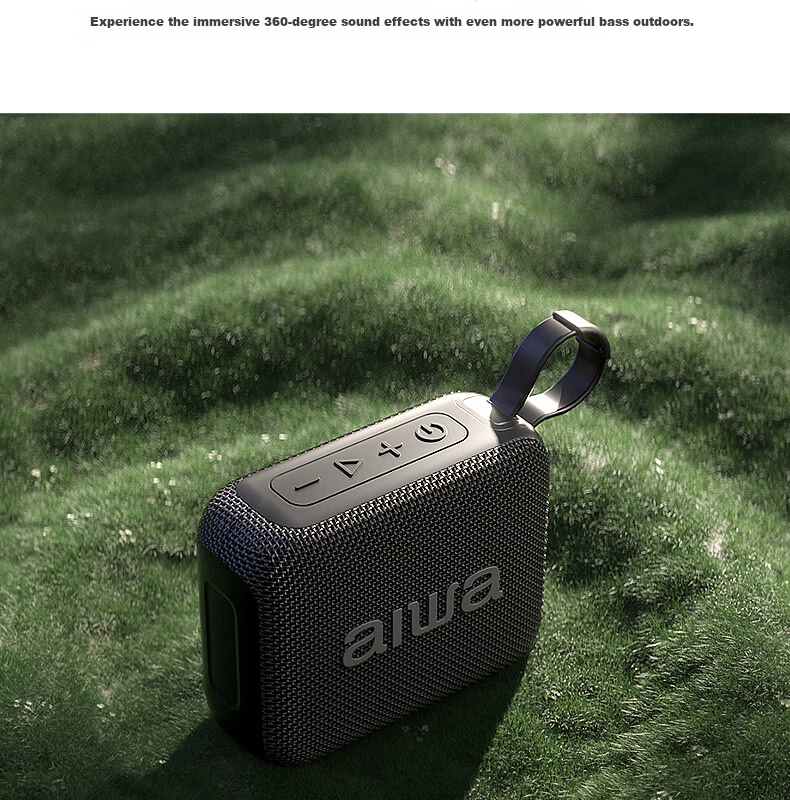 Aiwa AH-17pro Bluetooth Speaker with USB and TF Card Support, Portable Wireless Player for Square Dance, Home Desktop Outdoor Sound System, Purple 8