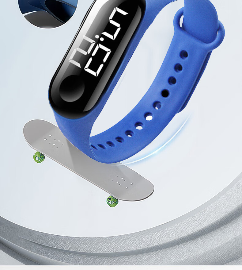 YAJIA Electronic Watch Student Touchscreen LED White Light Sports Waterproof Digital Watch 10