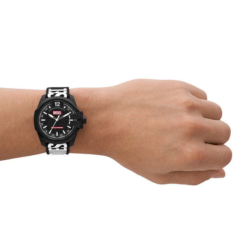 DIESEL Men's Quartz Watch with Fabric Strap, Boyfriend DZ4653, Valentine's Day Gift 4