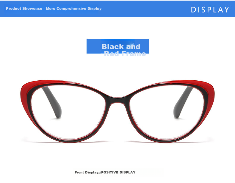 DRATRA High-Definition Reading Glasses for Women with Cat Eye Design, Fashionable Anti-Aging Effect, Comfortable Presbyopic Glasses for Elderly to Read Phone And See Far Away 6
