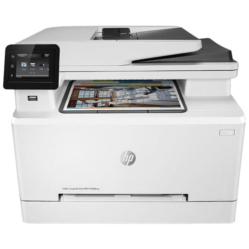 HP Commercial M280nw Color Laser Printer, Wired And Wireless Printing, All-In Continuous Printing, Copying, Scanning Machine, for Home And Office Use, On-Site Installatio