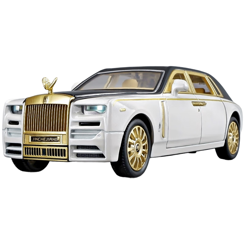 Chiyu Toys Rolls-Royce Phantom Car Model Realistic Alloy Toy Car for Boys Children's Day Gift
