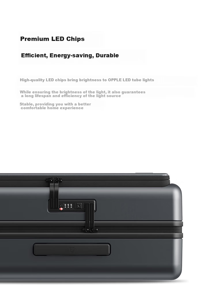 Mijia Xiaomi Luggage, 20-Inch Carry-On Suitcase, Business Travel Case, Front Opening, Password Lock, Graphite Gray 6