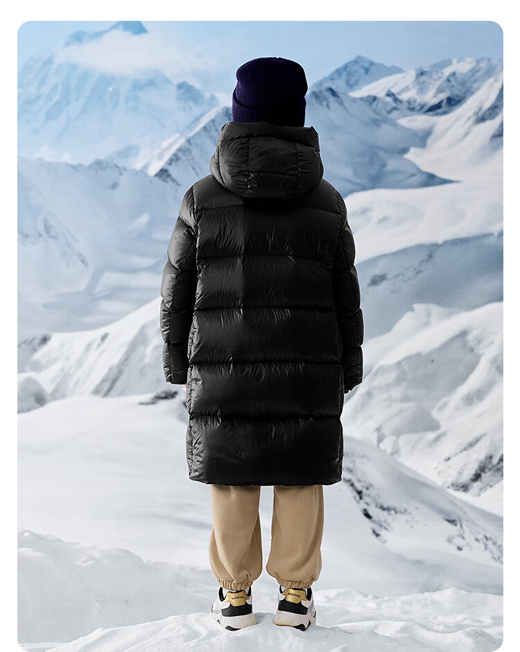 BALABALA Kids Down Jacket Children's Winter 2025 Thickened Goose Down Coat Extreme Cold Warmth 208425107221 4