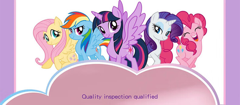 IiGEN Stationery Box Pencil Case My Little Pony EVA Large Capacity Storage School Supplies Gift for Children 3D Cloud Treasure Multifunctional 4