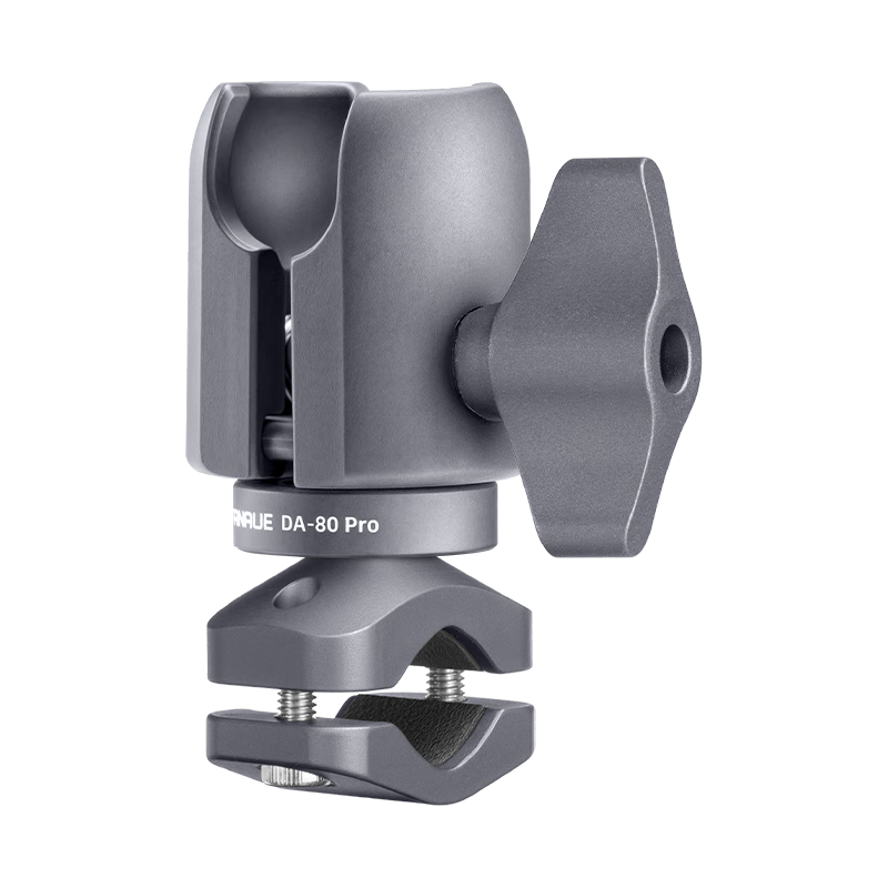 FANAUE Motorcycle Phone Mount with Handle Clamp And Ball Head Base, 25mm Ball Head, Quick-Release Anti-Theft Camera Mount CC-06(80P)