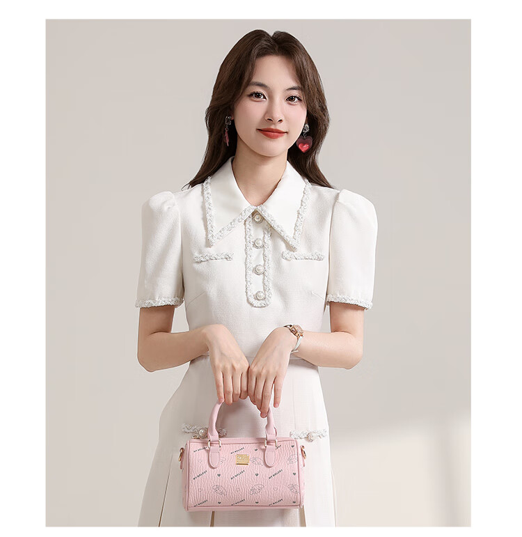Mesuca X Melody Basket Bag, Women's New Crossbody Bag, Printed Gift Box, Birthday Present for Wome 28