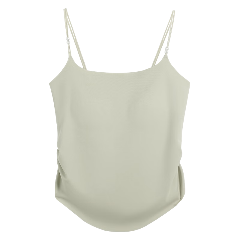 LangSha Spring Summer Wearable Cooling Seamless Padded Anti-Exposure Antibacterial Women's Tank Top