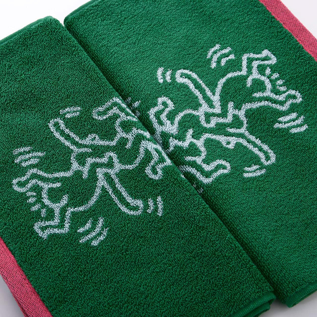 Полотенце KING SHORE X Kaishahar Collaboration A-Class Pure Cotton Jacquard Graffiti Towel, 1 шт.