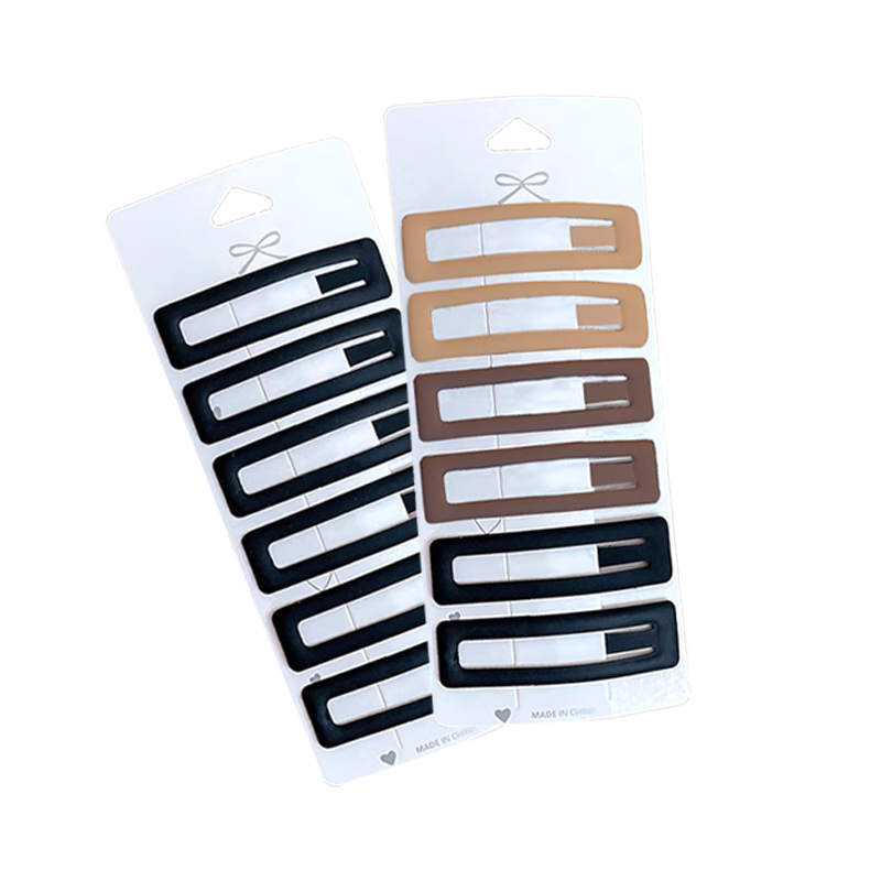 Yushangjiaren Matte Hair Clips for Women, Set of 12, Bangs Clips, Hairpins, Straight Clips, BB Clips, Side Clips, Hair Pressing Clips