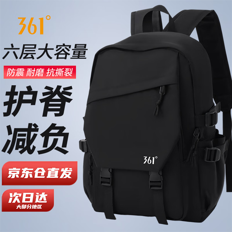 361° Backpack for Men, Middle And High School Students, Large Capacity, Lightweight, Casual Commuter Backpack, College Student Laptop Bag, Travel Bag