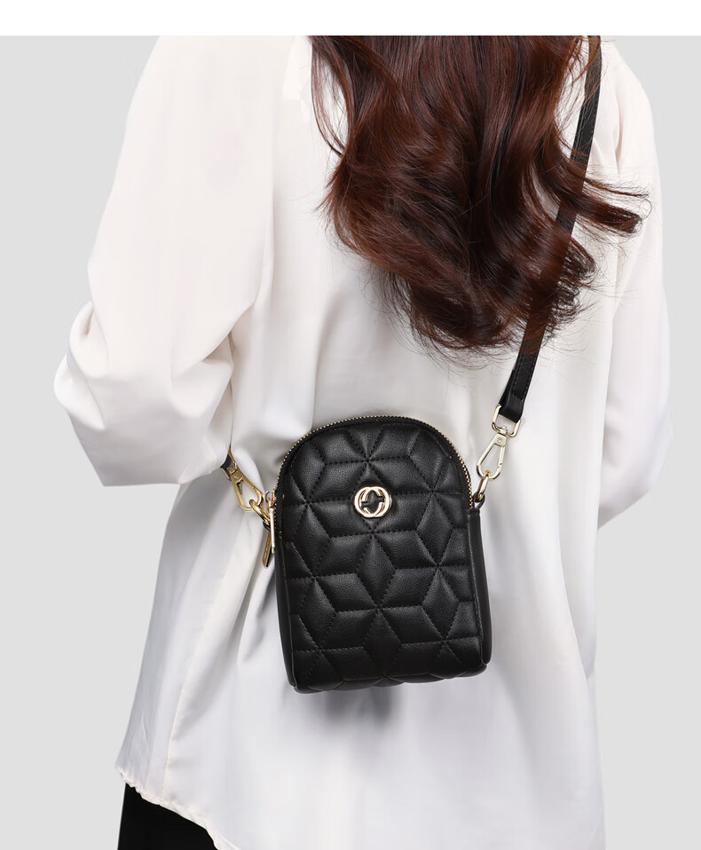 Aiqinghai Leather Crossbody Bag for Women, Versatile Luxury Brand Handbag, Practical Birthday Mother's Day Gift for Mom 1