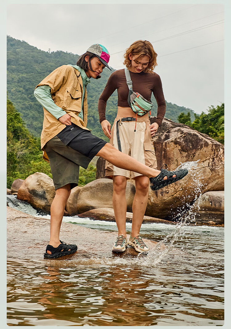 Merrell Outdoor Stream Trekking Sandals MAIPOSIEVE Lightweight Breathable Non-Slip Outdoor Camping Casual Sandals J031 Gray Blue 42 11