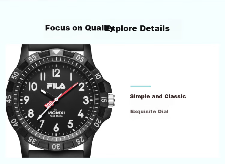 FILA Student Watch, Middle And High School Exam Gift for Boys And Girls, Children's Watch, Exam Watch, Sports Watch 6673-002 7
