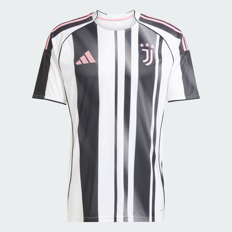 Adidas Men's Football Series JUVE H JSY Juventus Home Fan Version Short-Sleeve JJ4320, White, Size L 1