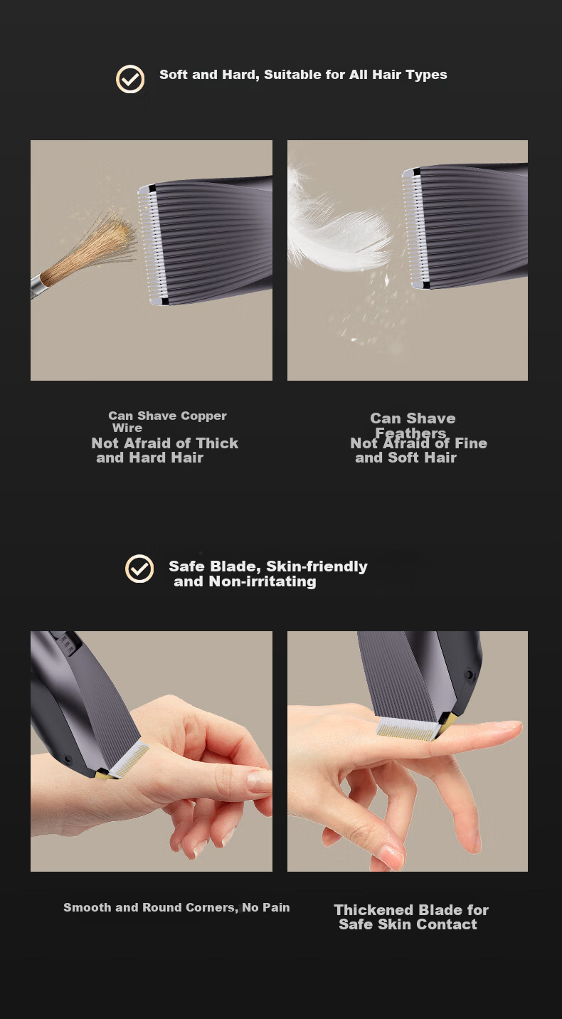 SID Hangyang High-End Series Hair Clipper, Electric Hair Cutting Tool with Smart Digital Display, for Adults, Children And Infants, Fully Washable Electric Trimmer, Hair Cutting Tool HC650 4
