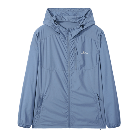 Pioneer Camp Fengdie Sun Protection Jacket for Men, Summer Outdoor Breathable Loose UV-Resistant Original Yarn Thin Coat Sun Protection Clothing
