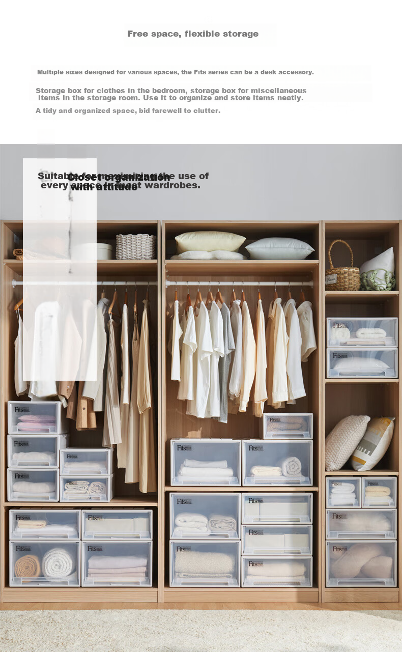 TENMA Modular Drawer Cabinet, Visible Storage Box, Underwear Organizer, Entryway Storage Drawer Unit 5