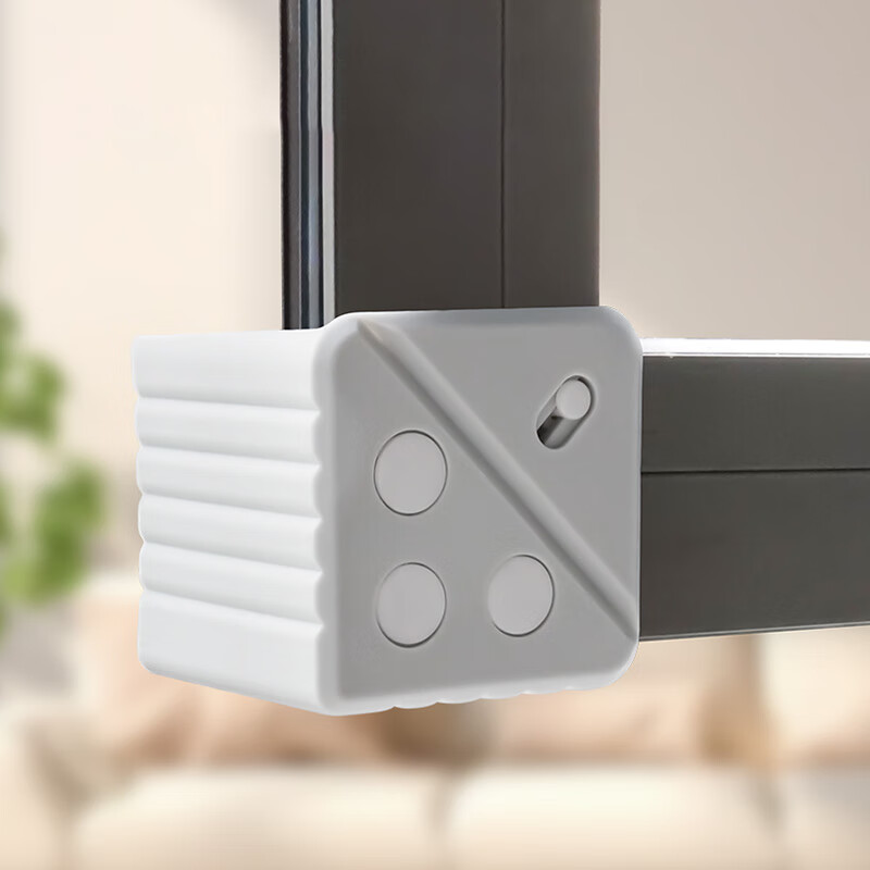 Qinghua Anti-Collision Window Bumper Thickened Silicone Self-Closing Edge Guard Cushion Strip Light Gray